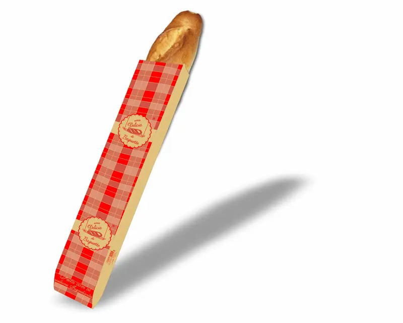 Saco para baguete kraft