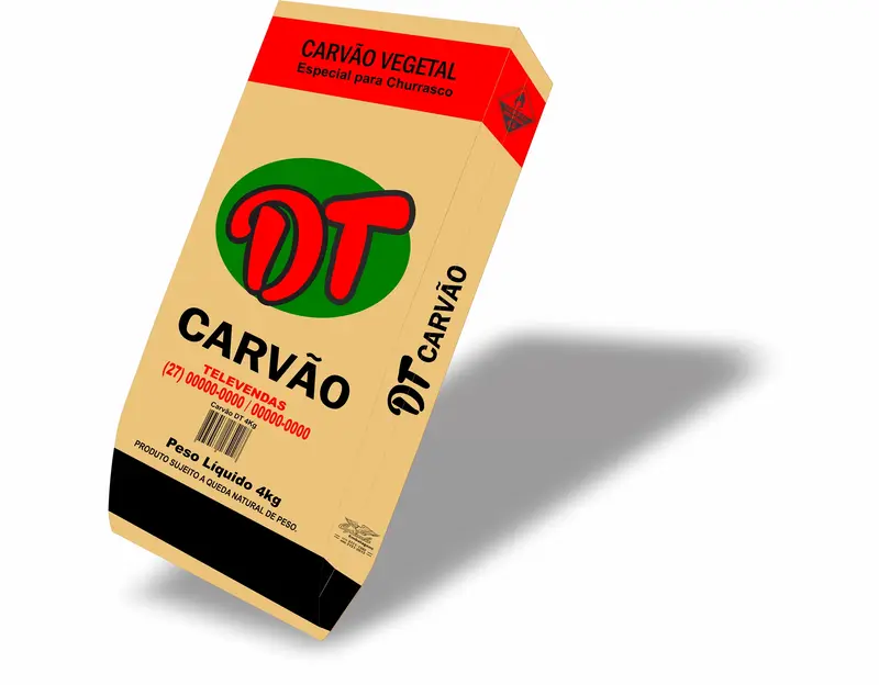 Saco de carvão personalizado