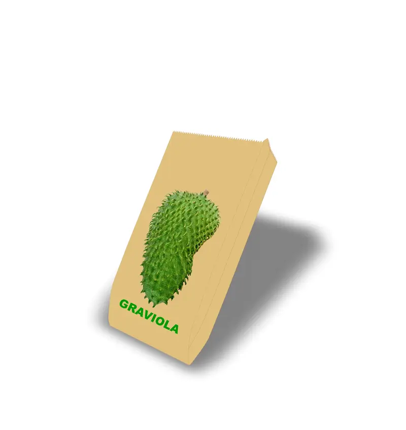 Saco de papel kraft para graviola