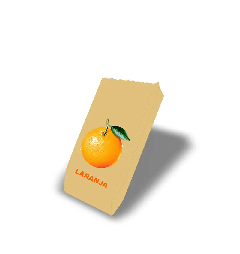 Saco de papel kraft para laranja