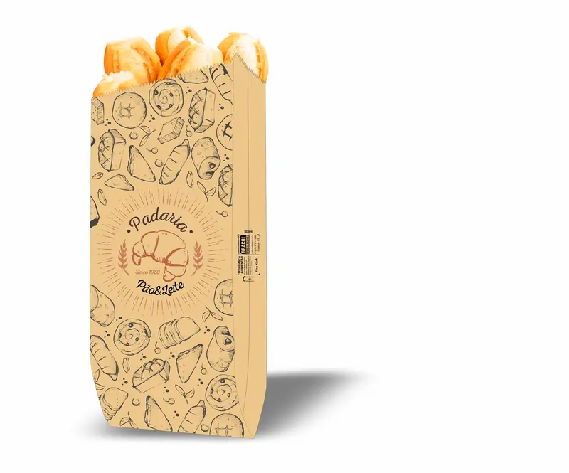 Saco de pão kraft, outro modelo