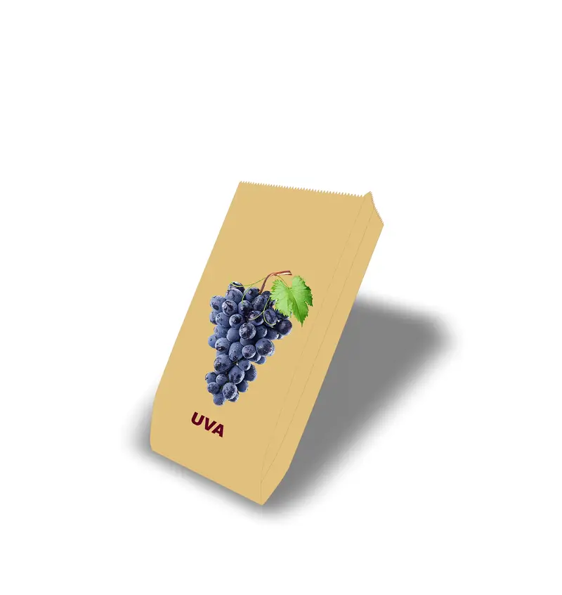 Saco de papel kraft para uva